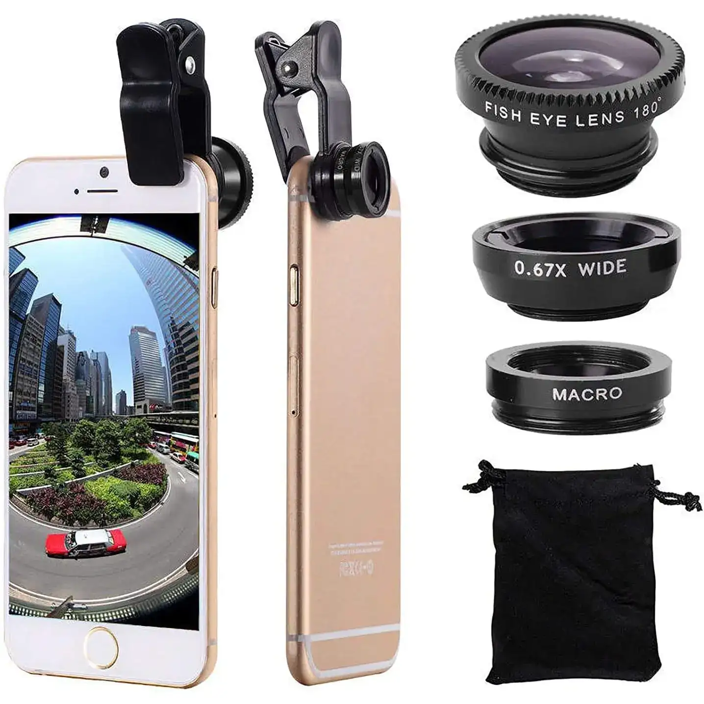 ANJIELO SMART 3 in 1 Cell Phone Camera Lens Kit - 1